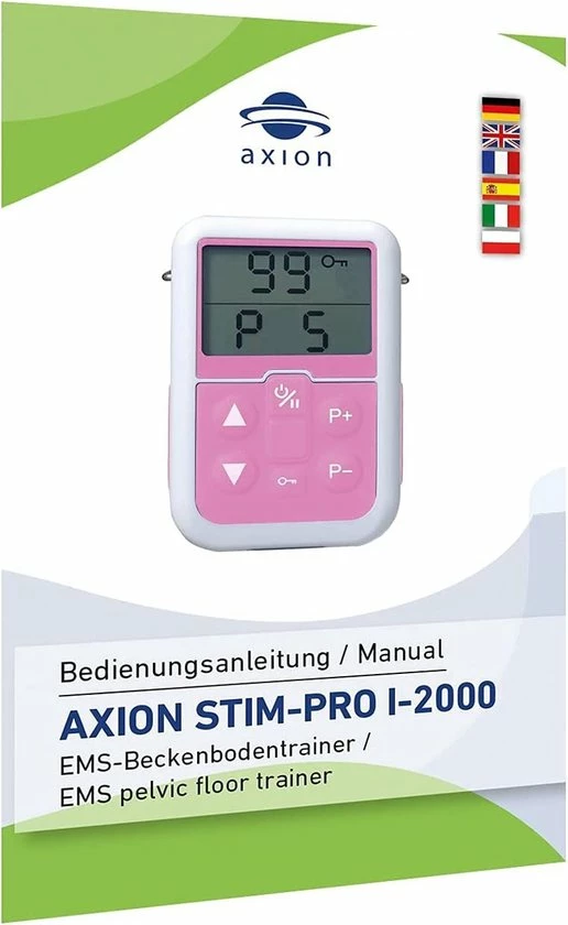 Axion - Professionele Vrouwen Bekkenbodemtrainer - Voor Elektrodentherapie - Behandeling Incontinentie - Afbeelding 2