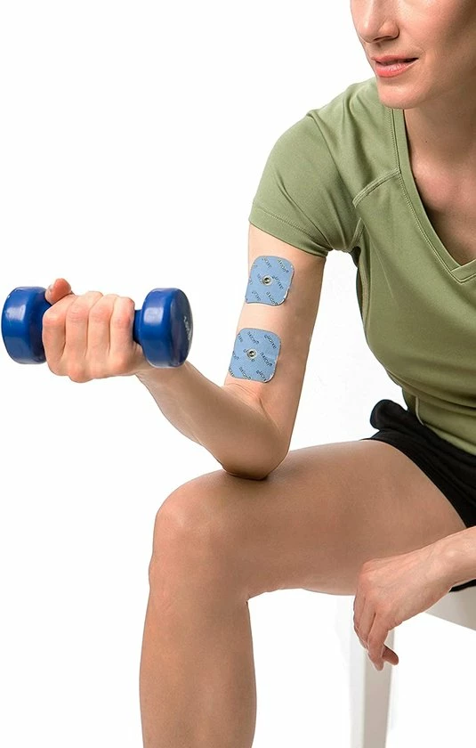 Axion - 20 TENS/EMS Elektroden Pads - Voor Elektrodentherapie - 50x50mm - Zelfklevend. - Afbeelding 3