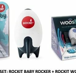 SLAAPHULP-VOORDEEL-SET | ROCKIT BABY ROCKER + ROCKIT WOOSHH DE BABY SUSSER | SLAAPTRAINER