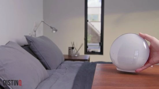 DistinQ Wake-Up Light ? Wifi Smart ? Wekkerradio Met Dubbele Wektijd ? Slaaphulp Met USB Aansluiting - Afbeelding 2