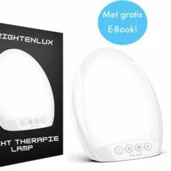 Brightenlux Daglichtlamp ? Daglichtlamp - Lichttherapielamp ? Winterdepressie ? Gratis E-Book! - SAD Light ? 10.000 Lux