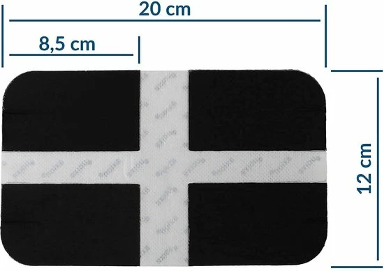 Axion - Rug Elektrode 20x12 Cm - EMS En TENS - Herstel - Spier- En Gewrichtspijn - Zelfklevend