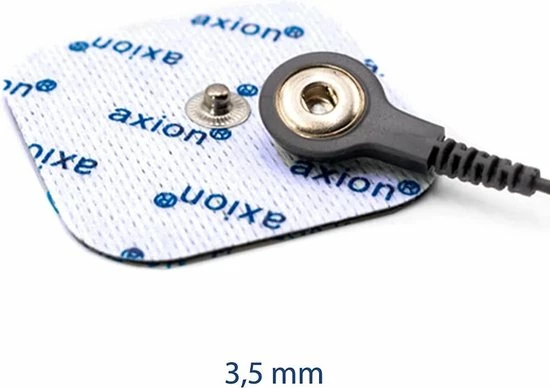 Axion - 12 TENS/EMS Elektroden Pads - Voor Elektrodentherapie - 50x50mm - Zelfklevend - Afbeelding 3