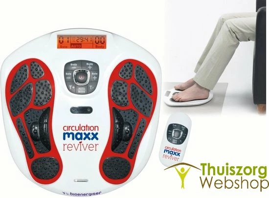 BioEnergiser Circulation Maxx Reviver Bloedcirculatie Apparaat - Leg Revitaliser - Spierstimulatie - Afbeelding 17
