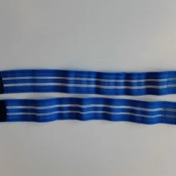 Merkloos Elastische Band - Elektrostimulatie - Elektrodebanden H=30mm X L=30cm, Kleur Blauw, Aan 1 Kant Klittenband, Per 2 Stuks