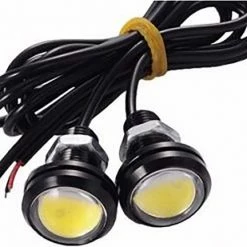 HaverCo Knipperlichten / Dagrijverlichting Set Zwart (oranje En Wit Licht) 12V / Rond