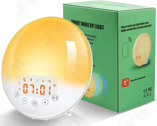 Garpex? Wake Up Light ? Wekkerradio ? Digitale Wekker ? Wekker Lamp ? Alarmklok ? Smart Clock ? Draadloos ? LED