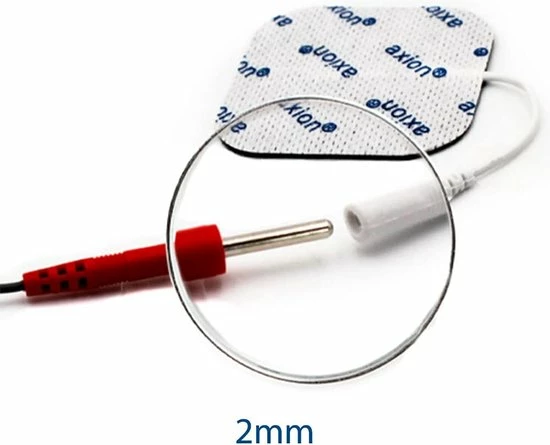 Axion - 2 Lange TENS/EMS Rugelektroden - Speciaal Voor Rugklachten - 33x4cm - Zelfklevend - Afbeelding 5