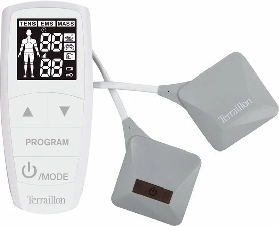 Terraillon Trio Care + / Wireless - Pijn Therapie (TENS) & Spier Stimulatie (EMS) & Massage