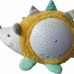 Kookedo Baby Slaapknuffel Egel - Sterrenprojector Slaaphulp - White Noise Slaap Machine Knuffel - Rust Nacht Whitenoise Sterren Projector - Witte Ruis Licht Geluiden Zacht Nachtrus - Nacht Rust Slaap Hulp - Sinterklaas Cadeau Sinter Klaas Lijstje Cadeautjes