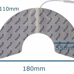 Axion - 2 Schouder Elektroden Pads - EMS En TENS - Herstel - Spier- En Gewrichtspijn - Zelfklevend