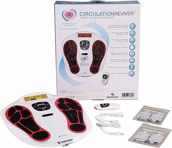 BioEnergiser Circulation Maxx Reviver Bloedcirculatie Apparaat - Leg Revitaliser - Spierstimulatie - Afbeelding 16