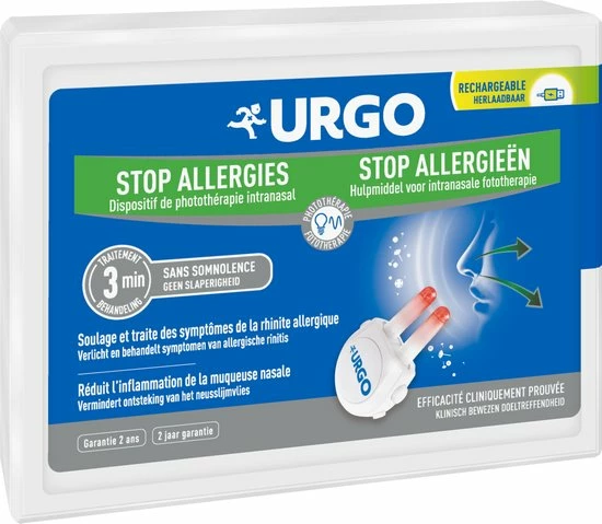 URGO Stop Allergie - Intranasaal Fototherapieapparaat - Oplaadbaar