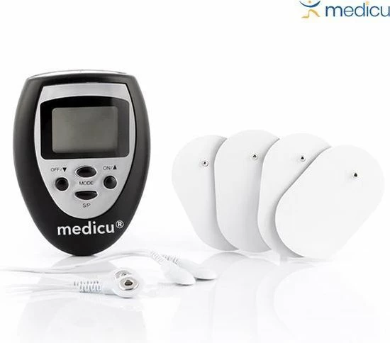MEDICU ? TENS Apparaat + Extra 4 St (2 Paar) Reserve Elektroden |TENS Apparaat Pijn | Pijnverlichting Medicu? - Afbeelding 3