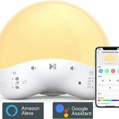 TaoTronics White Noise Machine - Slaap Machine - Witte Ruis - Slaap Geluidsmachine - Nachtlamp - Slaaphulpen - Slaaptrainer - Baby - Volwassen - - Smart - Wifi - Met App