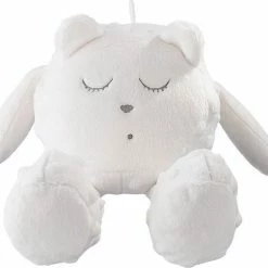 MyHummy? Snoozy - Slaapsensor - Witte Ruis - Babyknuffel - Slaaphulp - Wit