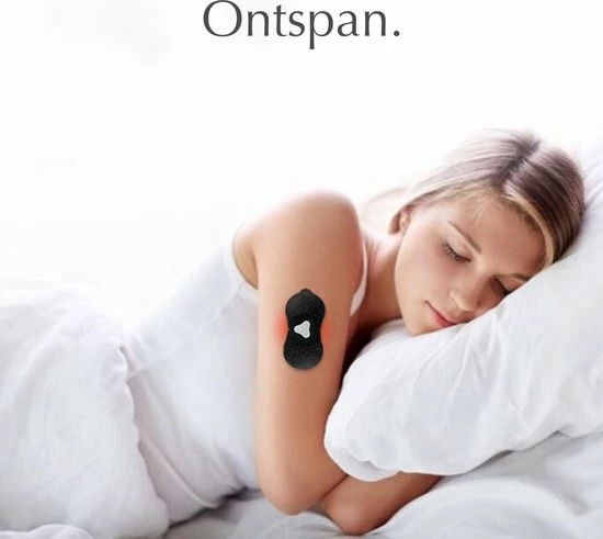 Blooming Baobab EMS Masseur - Elektrodentherapie Apparaat - Massageapparaat - Nek Massage - Rug Massage - Schouder Massage - Spier Massage - Draadloos Met Afstandsbediening - Zes Verschillende Standen - Oplaadbaar - Incl 2 Gelpads - Zwart - Afbeelding 4