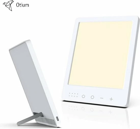 Otium Lichttherapielamp - Daglichtlamp - Winterdip - Depressielamp - Zonlicht - 1000 / 12000 Lux - Inclusief Gratis E-handleiding!
