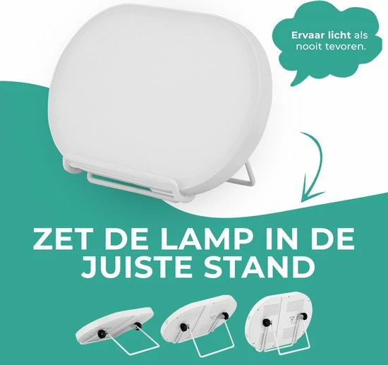 Premes Daglichtlamp - Professioneel - Daglichtlamp Bureaulamp - Lichttherapielamp -Daglichtlampen - Lichttherapie - Afbeelding 7