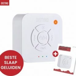 DistinQ White Noise ? White Noise Machine ? White Noise Baby ? Witte Ruis ? Draadloos En Oplaadbaar Muziekdoosje