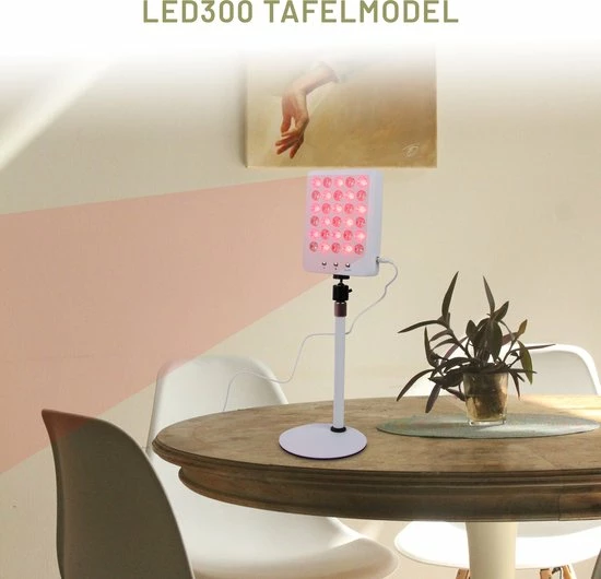 LIROMA? - LED Infraroodlamp - Hoogte Verstelbaar - 2 Golflengten - Rood Licht Therapie - Collageen Lamp ? Bevordert Bloedcirculatie ? Fibromyalgie - Warmtelamp - Lichttherapie - Black Friday 2022 Deals - Afbeelding 6