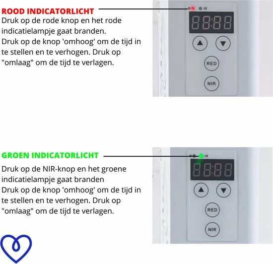 Magnificos - Infraroodlamp - Warmtelamp - Infrarood Panelen - Lichttherapie - Rood Licht Therapie - 180 Led Lampen ? 5W - Afbeelding 10