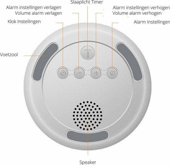 Sleep.ly Wake Up Light - 5 LED Kleuren - Natuurgeluiden - Wit - Nachtlampje - Slaaptrainer - Leeslamp - Tafellamp - Bedlamp Kinderen - Digitale Alarmklok En Wekker - Lichtwekker - Leeslampje - Wekkerradio - Wekker Met Licht - Digitale Alarmklok - Slaapwekker - Afbeelding 9