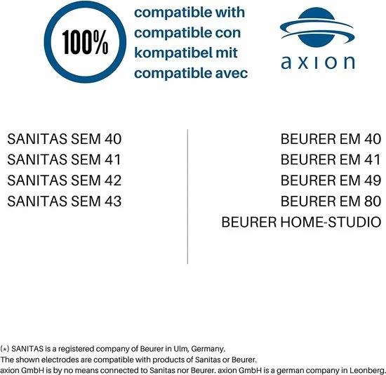 Axion - Nek Elektrode Pad 33x4 Cm - EMS En TENS - Herstel - Spier- En Gewrichtspijn - Zelfklevend - Afbeelding 4