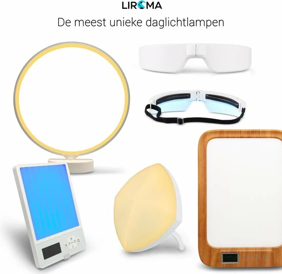 LIROMA? Daglichtlamp - 10.000 LUX - Timer - 3 Kleuren - Bureaulamp - Lichttherapie - Black Friday 2022 Deals - Afbeelding 9