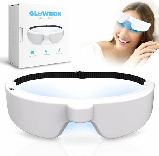Glowbox Lichttherapiebril ? Daglicht Bril - Energie Lamp ? Winterdepressie Lichttherapie ? Zonlicht ? Black Friday 2022 Deals
