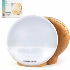 MM Brands Wake Up Light Wekker - Licht Wekker - Wekkerradio - Nachtlampje - 7 Kleuren