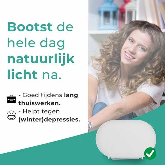 Premes Daglichtlamp - Professioneel - Daglichtlamp Bureaulamp - Lichttherapielamp -Daglichtlampen - Lichttherapie - Afbeelding 6