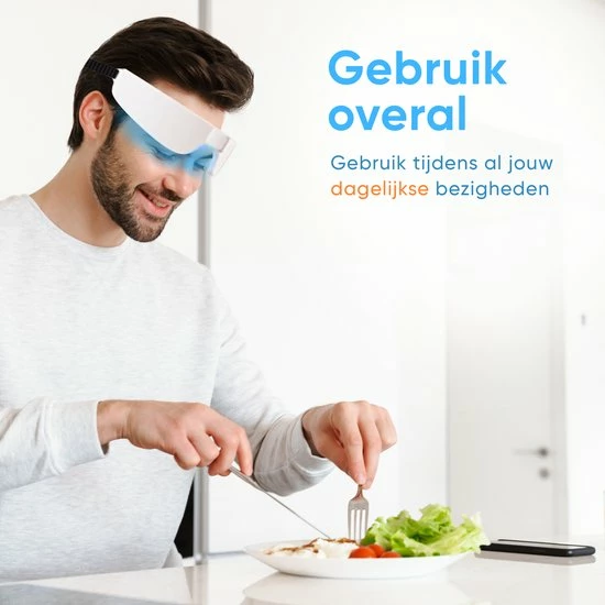 Glowbox Lichttherapiebril ? Daglicht Bril - Energie Lamp ? Winterdepressie Lichttherapie ? Zonlicht ? Black Friday 2022 Deals - Afbeelding 6