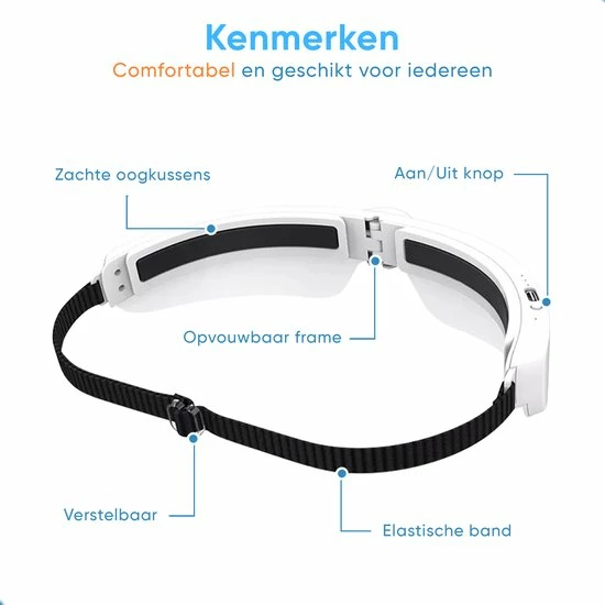 Glowbox Lichttherapiebril ? Daglicht Bril - Energie Lamp ? Winterdepressie Lichttherapie ? Zonlicht ? Black Friday 2022 Deals - Afbeelding 8