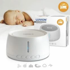 NIEUW - Luvion White Noise Machine - Soundspa - Kalmerende Witte Ruis Voor Je Baby, Kinderen ?n Volwassenen - Laat Je Baby Beter Slapen!