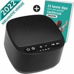 BrightLife 2022 White Noise Machine | Witte Ruis Voor Baby En Volwassenen | Witte Ruis Machine | Slaap Geluidsmachine | Slaaphulp | 40 Rustgevende Geluiden