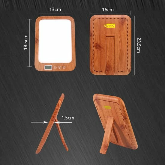 QuchiQ? Daglichtlamp 10.000 Lux - Lichttherapie Lamp - Daylight Lamp - 3 Kleuren - Bureaulamp - Timerfunctie - Sunlight Therapy - Energiezuinig A+ - Afbeelding 10