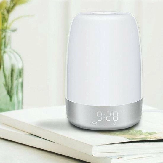Sleep.ly Wake Up Light - 5 LED Kleuren - Natuurgeluiden - Wit - Nachtlampje - Slaaptrainer - Leeslamp - Tafellamp - Bedlamp Kinderen - Digitale Alarmklok En Wekker - Lichtwekker - Leeslampje - Wekkerradio - Wekker Met Licht - Digitale Alarmklok - Slaapwekker - Afbeelding 15