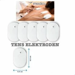 MEDICU ® Gel Pad Elektroden Voor TENS (Set 2 St- 1 Paar) Voor Tens Apparaat VDP1 En VDP5 Medicu®