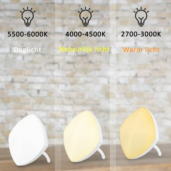 LIROMA? Daglichtlamp - 10.000 LUX - Timer - 3 Kleuren - Bureaulamp - Lichttherapie - Black Friday 2022 Deals - Afbeelding 4