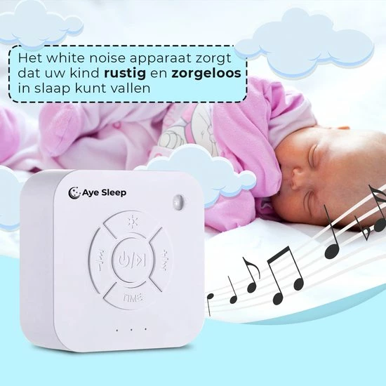 AyeSleep? Original White Noise Machine - 9 Geluiden - Slaaptrainer - Slaaphulp - Afbeelding 7