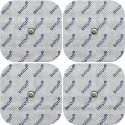 Axion - 4 Elektroden Pads 5x5 Cm - EMS En TENS - Herstel - Spier- En Gewrichtspijn - Zelfklevend.