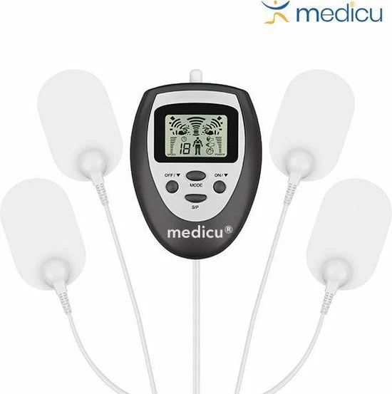 MEDICU ? TENS Apparaat + Extra 4 St (2 Paar) Reserve Elektroden |TENS Apparaat Pijn | Pijnverlichting Medicu? - Afbeelding 4
