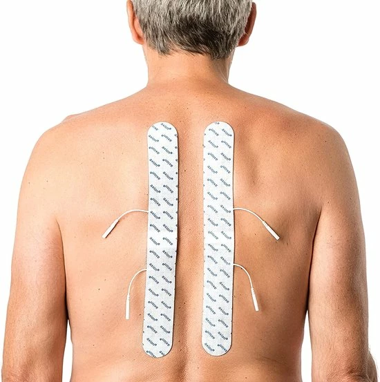 Axion - 2 Lange TENS/EMS Rugelektroden - Speciaal Voor Rugklachten - 33x4cm - Zelfklevend - Afbeelding 3