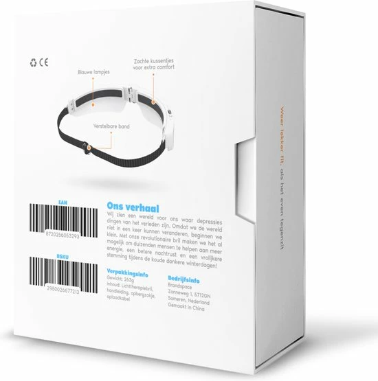 Glowbox Lichttherapiebril ? Daglicht Bril - Energie Lamp ? Winterdepressie Lichttherapie ? Zonlicht ? Black Friday 2022 Deals - Afbeelding 10