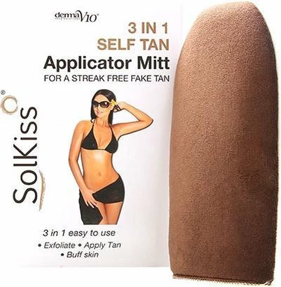 Solaris Solkiss 3 In 1 Applicator Handschoen - Afbeelding 2