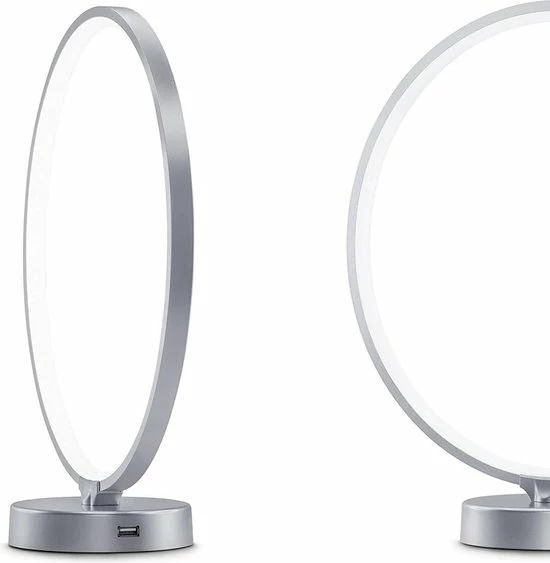 Valed Daglichtlamp - Professioneel - USB Poort - 10.000 LUX - 3 Kleuren - Lichttherapielamp - Bureaulamp - Lichttherapie - Daglichtlampen - Diameter 32 Cm - Afbeelding 6