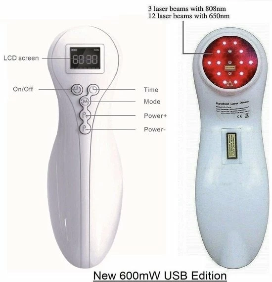 Laeq Lasertherapie Apparaat - Handheld Softlaser Technologie - Pijnbestrijding - Afbeelding 8