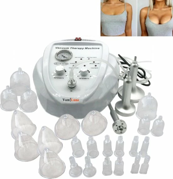 Merkloos Vaccum Pomp Borsten - Borstvergroting - Breast Gro - Borstenpomp - Grotere Borsten - Afslanken - Gewichtsbeheersing - Lymfedrainage