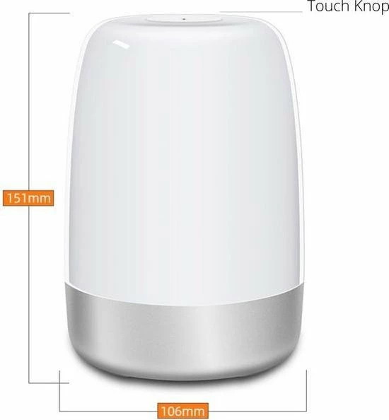 Sleep.ly Wake Up Light - 5 LED Kleuren - Natuurgeluiden - Wit - Nachtlampje - Slaaptrainer - Leeslamp - Tafellamp - Bedlamp Kinderen - Digitale Alarmklok En Wekker - Lichtwekker - Leeslampje - Wekkerradio - Wekker Met Licht - Digitale Alarmklok - Slaapwekker - Afbeelding 14